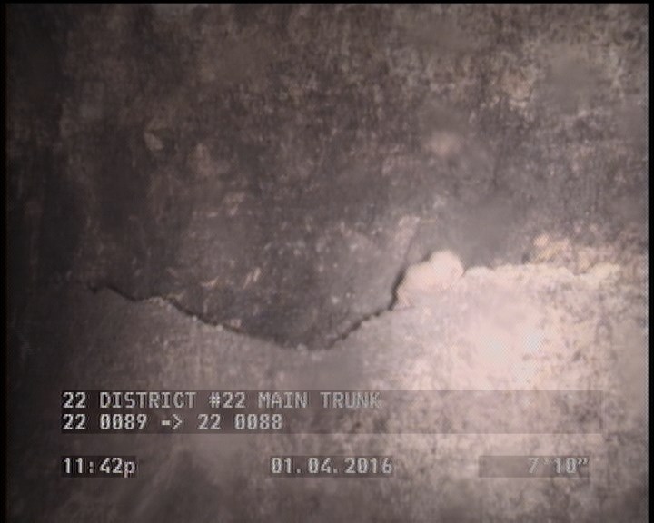 Surface Spalling, from 08 to 04 o'clock, within 8 inches of joint: YES, Start