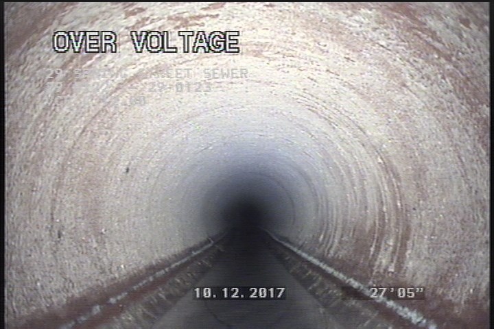 General Observation - THIN WHITE BUILD UP ON PIPE