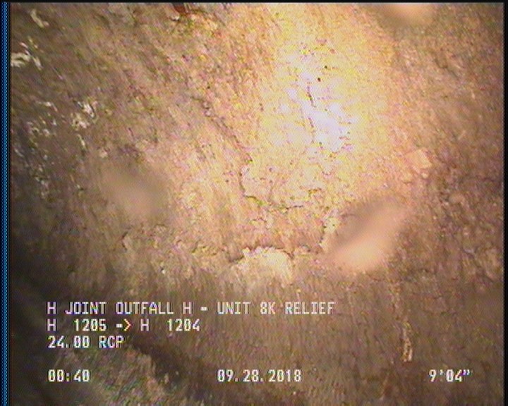 Surface Spalling, from 09 to 03 o'clock, within 8 inches of joint: YES, Start