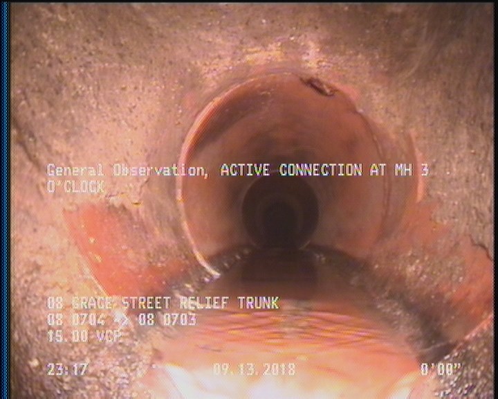 General Observation - ACTIVE CONNECTION AT MH 3 O'CLOCK