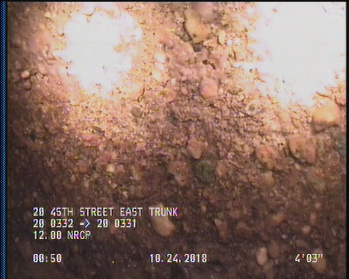 Surface Aggregate Projecting, from 09 to 03 o'clock, within 8 inches of joint: YES, Start