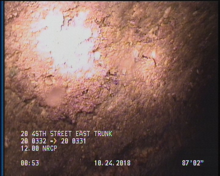 Surface Spalling, from 09 to 03 o'clock, within 8 inches of joint: YES, Start
