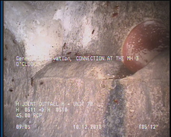 General Observation - CONNECTION AT THE MH 3 O'CLOCK