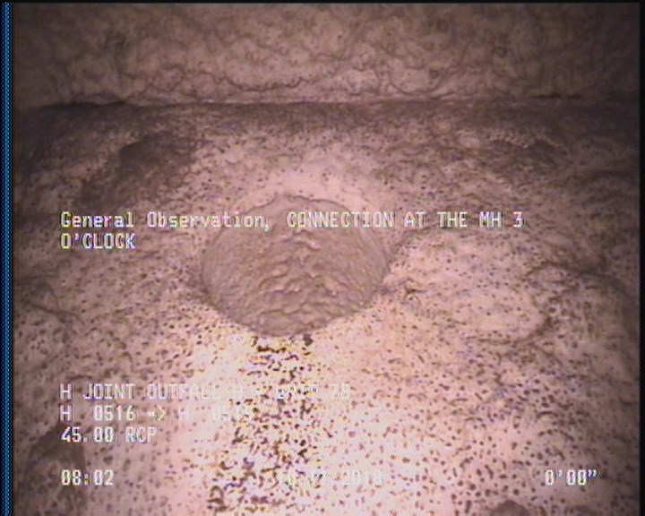 General Observation - CONNECTION AT THE MH 3 O'CLOCK