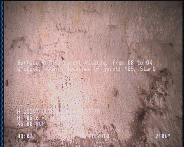 Surface Aggregate Visible, from 08 to 04 o'clock, within 8 inches of joint: YES