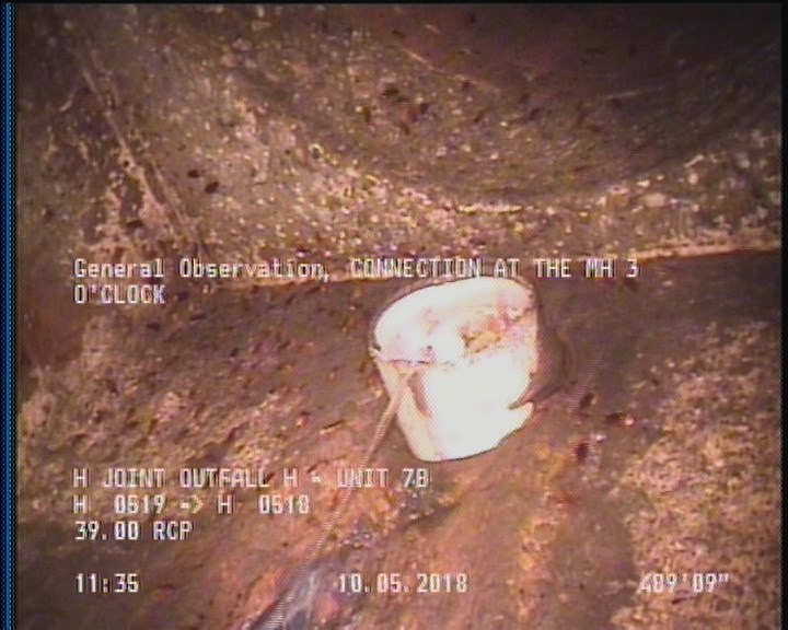 General Observation - CONNECTION AT THE MH 3 O'CLOCK