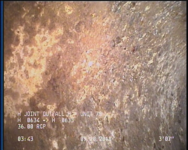 Surface Aggregate Projecting, from 09 to 03 o'clock, within 8 inches of joint: YES, Start