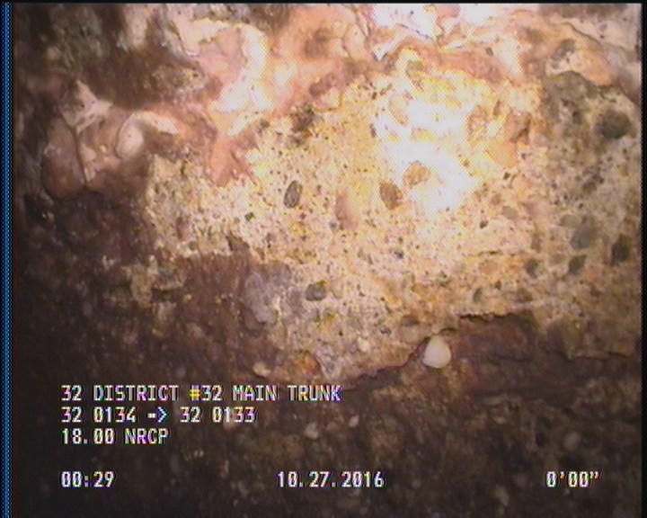 Surface Spalling, from 09 to 03 o'clock, within 8 inches of joint: YES, Start