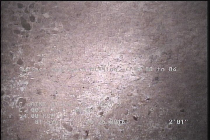Surface Aggregate Missing, from 08 to 04 o'clock, within 8 inches of joint: YES, Start
