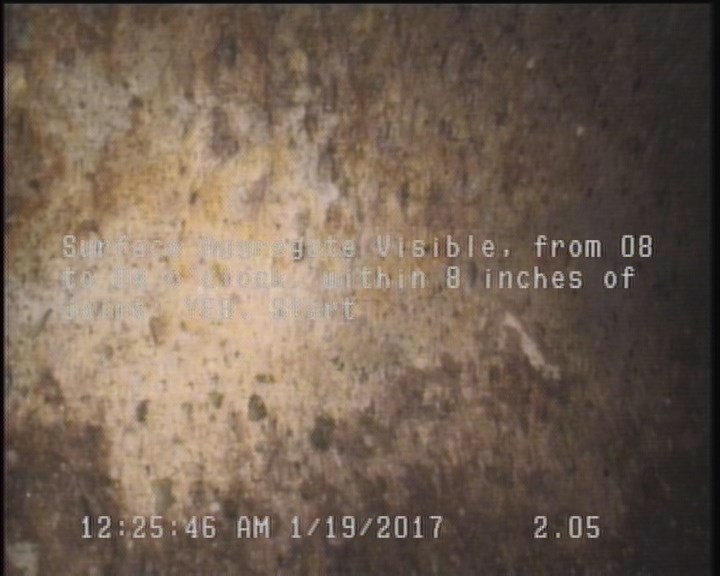 Surface Aggregate Visible, from 08 to 04 o'clock, within 8 inches of joint: YES, Start