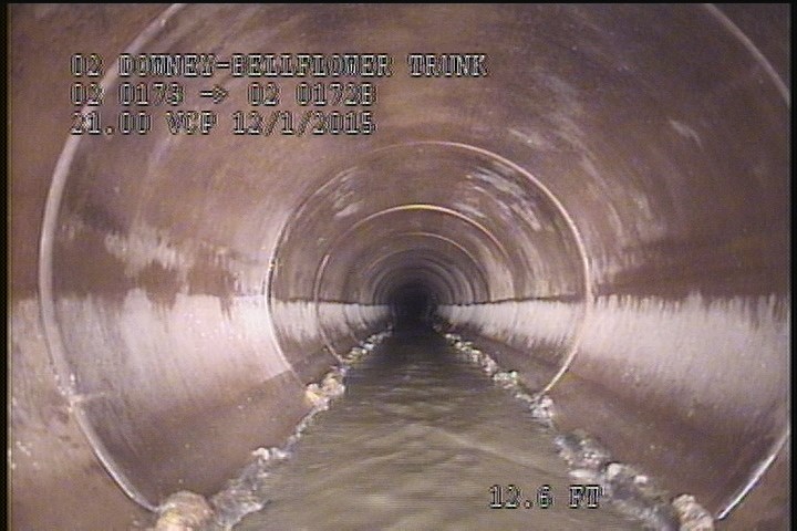 Deposits Attached Grease, 5 %of cross sectional area, from 05 to 07 o'clock, , within 8 inches of joint: YES, Start