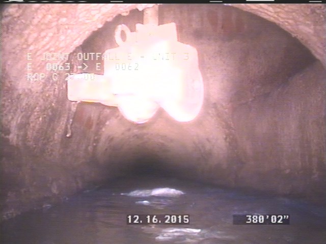 Downstream Manhole, Survey Ends - 11:06 AM