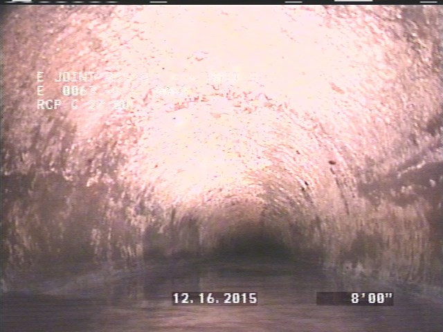 Upstream Manhole, Survey Begins - 9:00 AM
