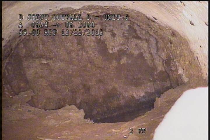 Upstream Manhole, Survey Ends - ABLE TO ZOOM INTO MH. 2080