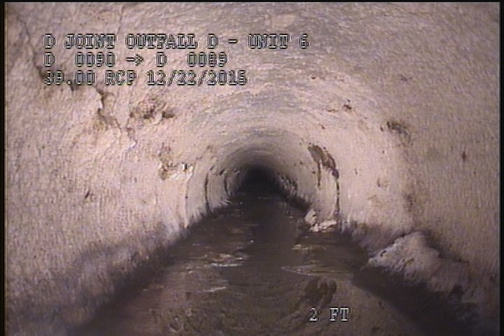 Upstream Manhole, Survey Begins - 1:41 PM