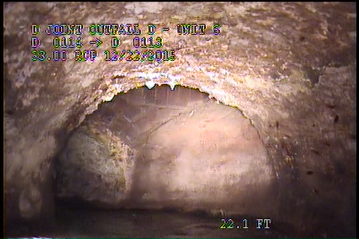 Downstream Manhole, Survey Ends - 10:13 AM