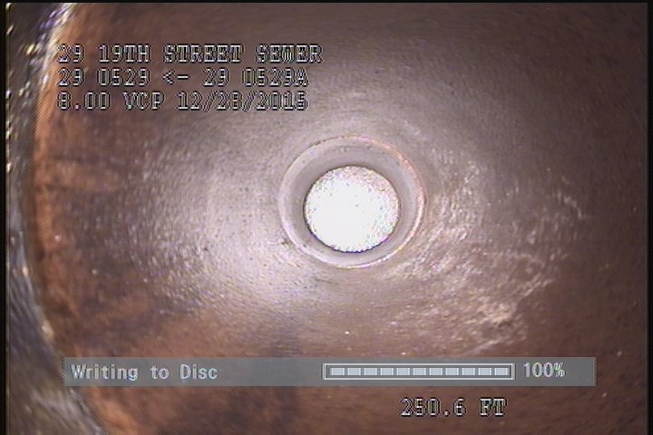 Upstream Manhole, Survey Ends - 2:02 PM
