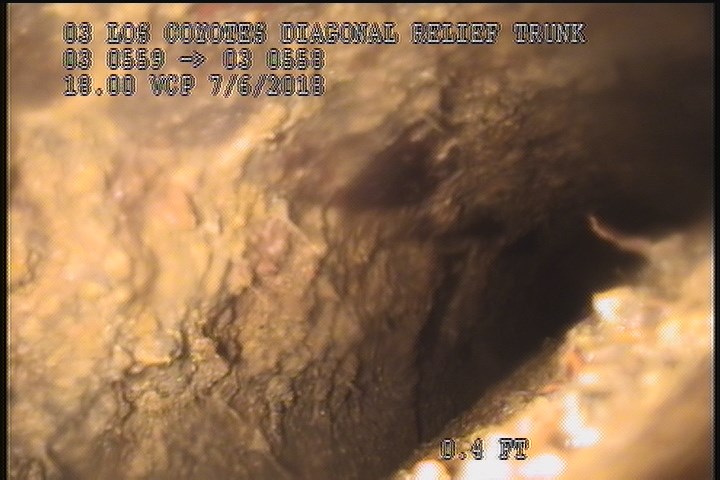 Deposits Attached Grease, 10 %of cross sectional area, from 10 to 02 o'clock, , within 8 inches of joint: YES, Start
