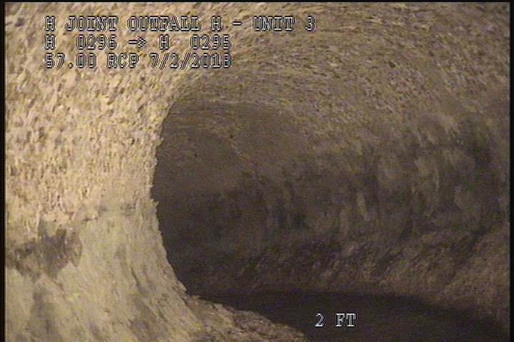 Survey Abandoned - ZOOMED D/S AS FAR AS WE CAN
