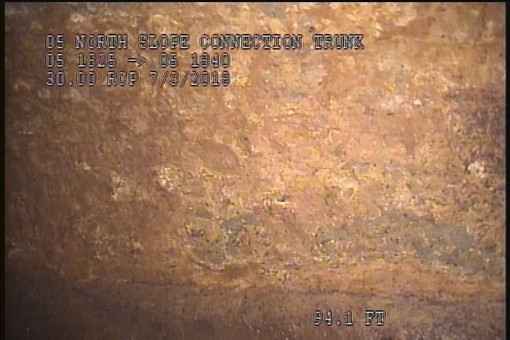 Upstream Manhole, Survey Begins - 8:56 AM