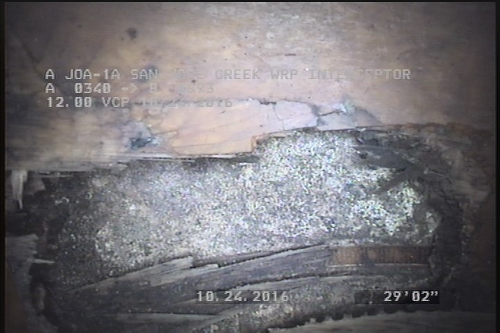 Surface Missing Wall, from 04 to 05 o'clock, within 8 inches of joint: NO - 1X 2" MISSING FIBERGLASS