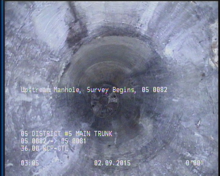 Upstream Manhole, Survey Begins - 05 0082