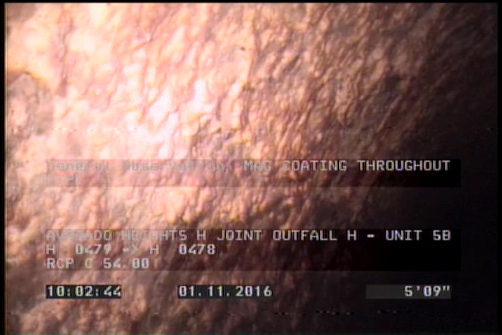 General Observation - MAG COATING THROUGHOUT PIPE