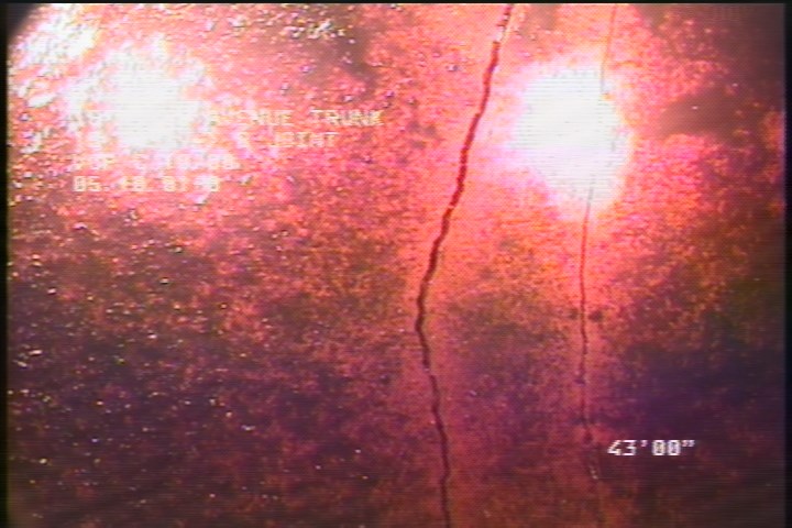 Crack Spiral, from 07 to 04 o'clock, within 8 inches of joint: YES