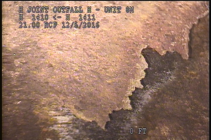 Surface Spalling, from 10 to 02 o'clock, within 8 inches of joint: YES, Start - PEELING CONCRETE