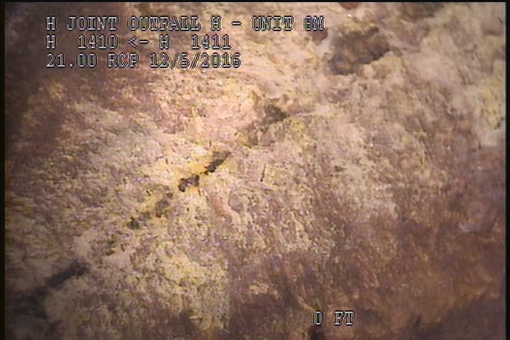 Surface Reinforcement Visible, at 12 o'clock, within 8 inches of joint: YES, Start - LONG REBAR