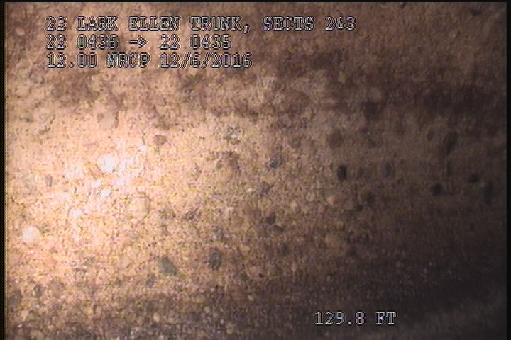 Surface Aggregate Projecting, from 09 to 03 o'clock, within 8 inches of joint: NO - SEVERE AGG