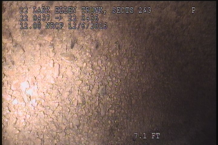 Surface Aggregate Projecting, from 09 to 03 o'clock, within 8 inches of joint: YES, Start - SEVERE AGG