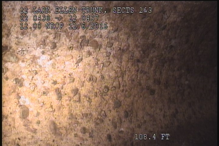 Surface Aggregate Projecting, from 09 to 03 o'clock, within 8 inches of joint: NO - SEVERE AGG