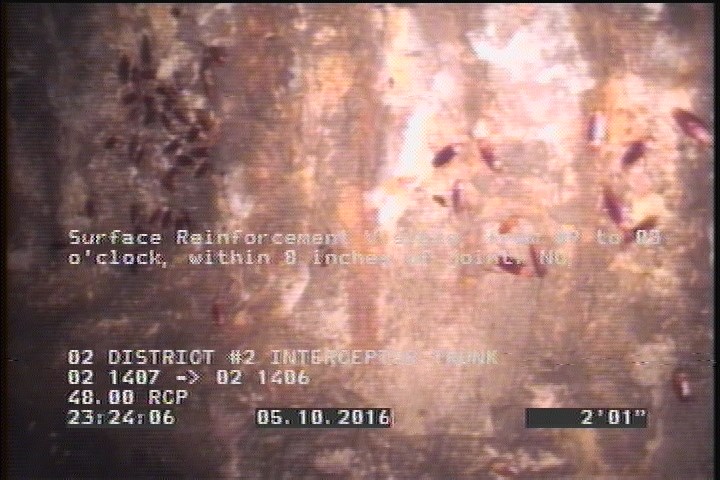 Surface Reinforcement Visible, from 09 to 03 o'clock, within 8 inches of joint: NO, Start