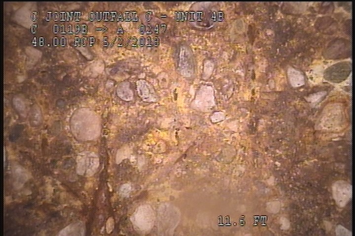 Surface Reinforcement Visible, from 01 to 03 o'clock, within 8 inches of joint: NO, Start - CIRCUM