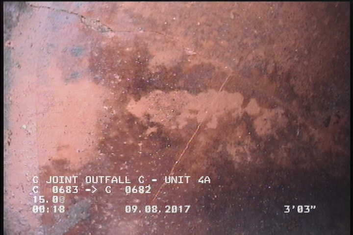 Crack Multiple, from 08 to 04 o'clock, within 8 inches of joint: YES, Start