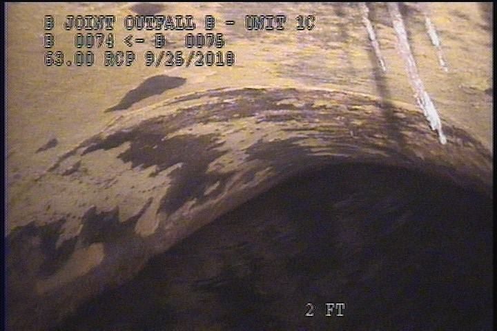 Survey Abandoned - VIEW OF THE UPLEG OF THE SIPHON