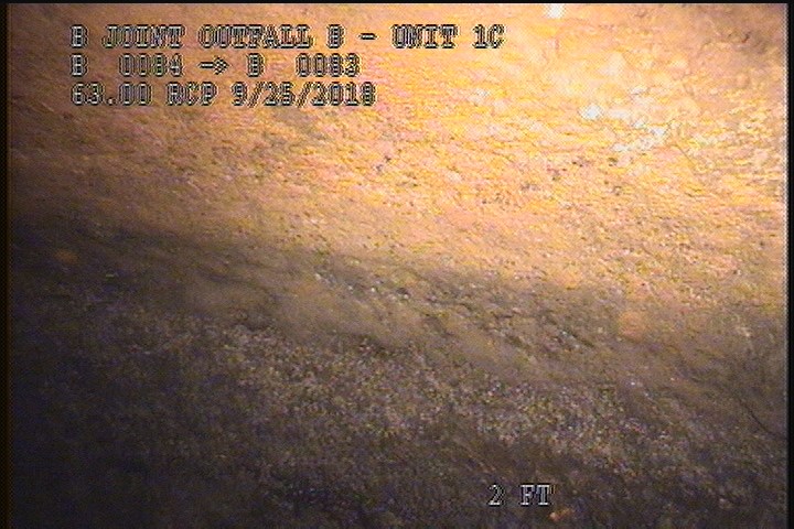 Surface Aggregate Visible, from 10 to 02 o'clock, within 8 inches of joint: YES