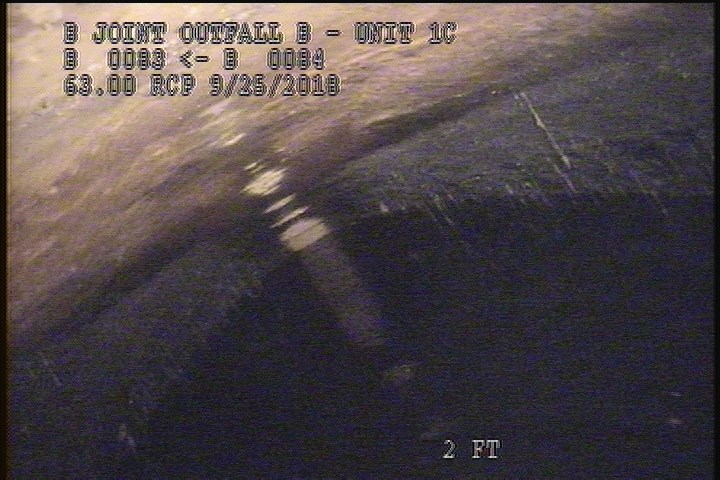 Survey Abandoned - VIEW OF THE UPLEG OF THE SIPHON