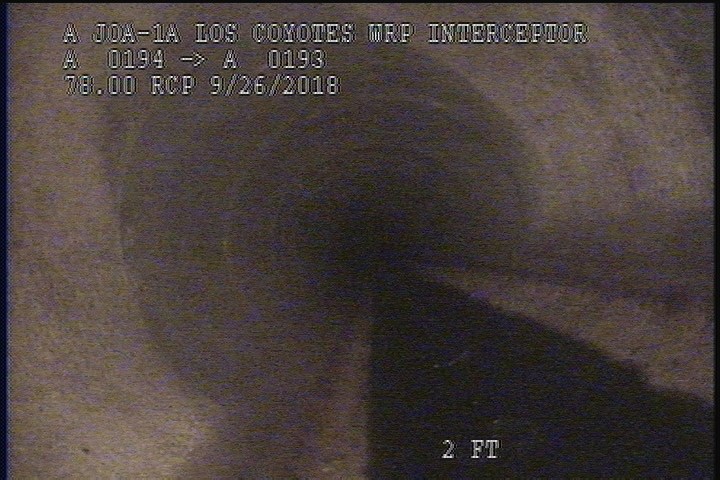 Survey Abandoned - VIEW OF DOWNLEG OF SIPHON
