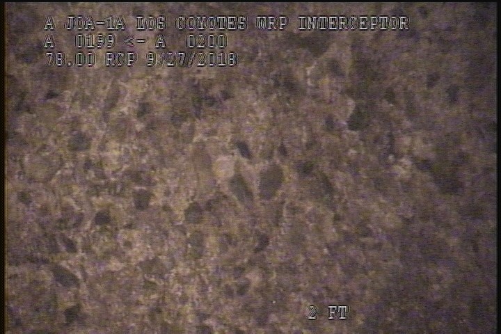 Surface Aggregate Projecting, from 09 to 03 o'clock, within 8 inches of joint: YES