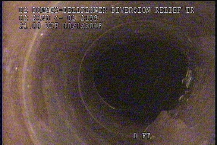 Survey Abandoned - UPLEG DOWNSTREAM SIPHON EAST BARREL