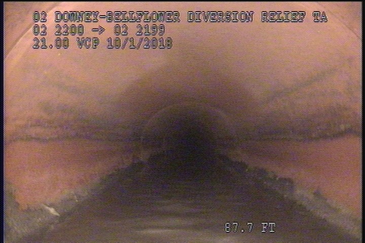 Deposits Settled Gravel, 5 %of cross sectional area, from 05 to 07 o'clock, , within 8 inches of joint: YES, Finish
