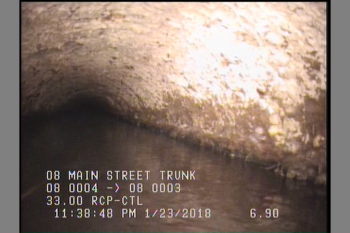 Surface Spalling, from 08 to 04 o'clock, within 8 inches of joint: YES, Start