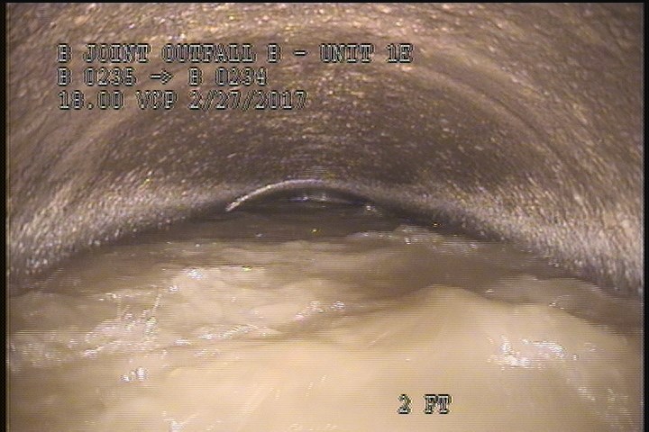 Upstream Manhole, Survey Begins - 10:26 AM