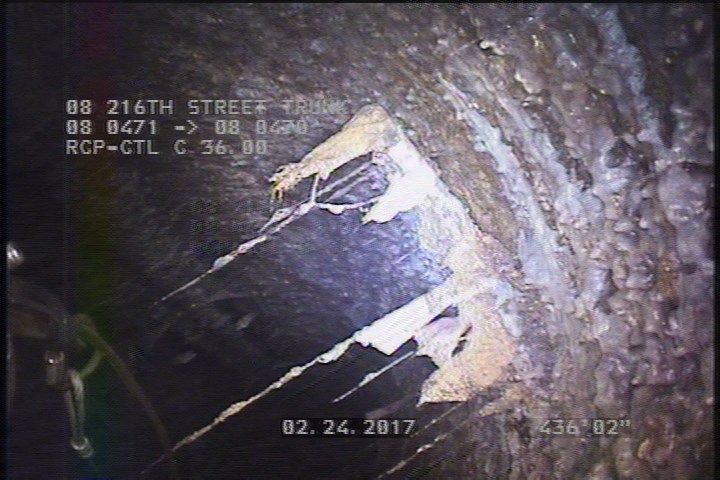 Surface Reinforcement Corroded, from 09 to 03 o'clock, within 8 inches of joint: YES - BROKEN MISSING REBAR