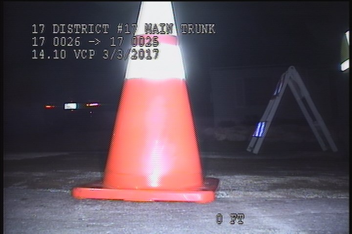 Upstream Manhole, Survey Begins - 9:05 PM
