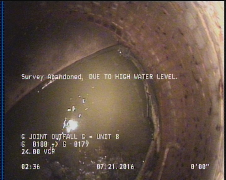 Survey Abandoned - DUE TO HIGH WATER LEVEL.