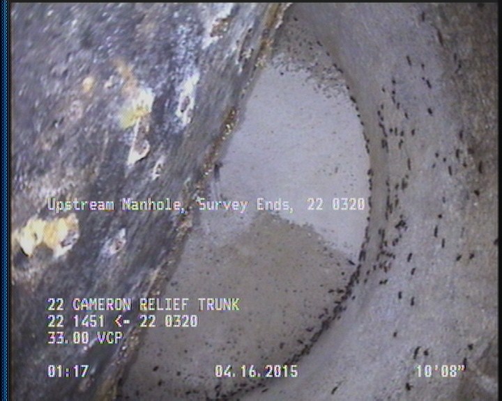 Upstream Manhole, Survey Ends - 22 0320