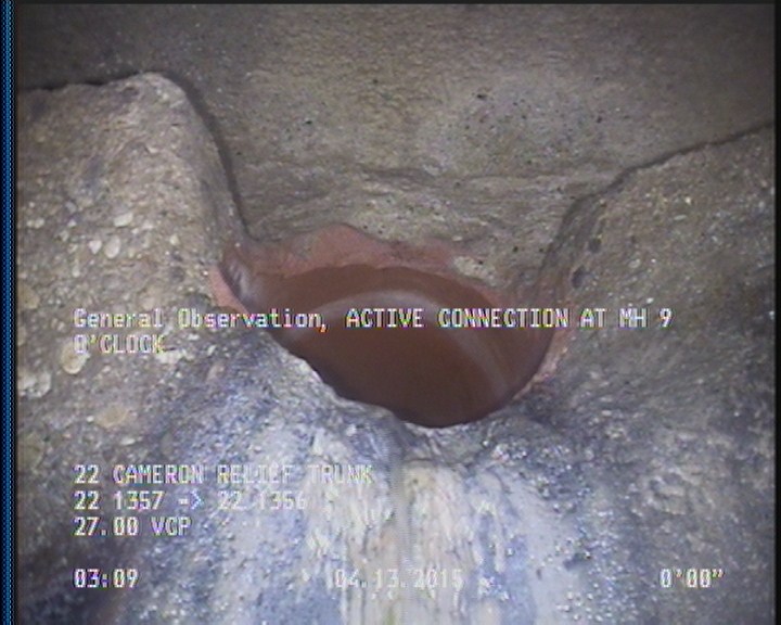 General Observation - ACTIVE CONNECTION AT MH 9 O'CLOCK